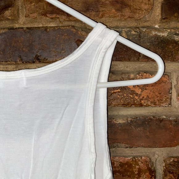Old Navy Solid White Sleeveless Scoop Neck Tank Top Women's Size XS - Picture 7 of 7